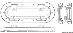 Oblò ovale Bomar Flagship 141 x 357 mm